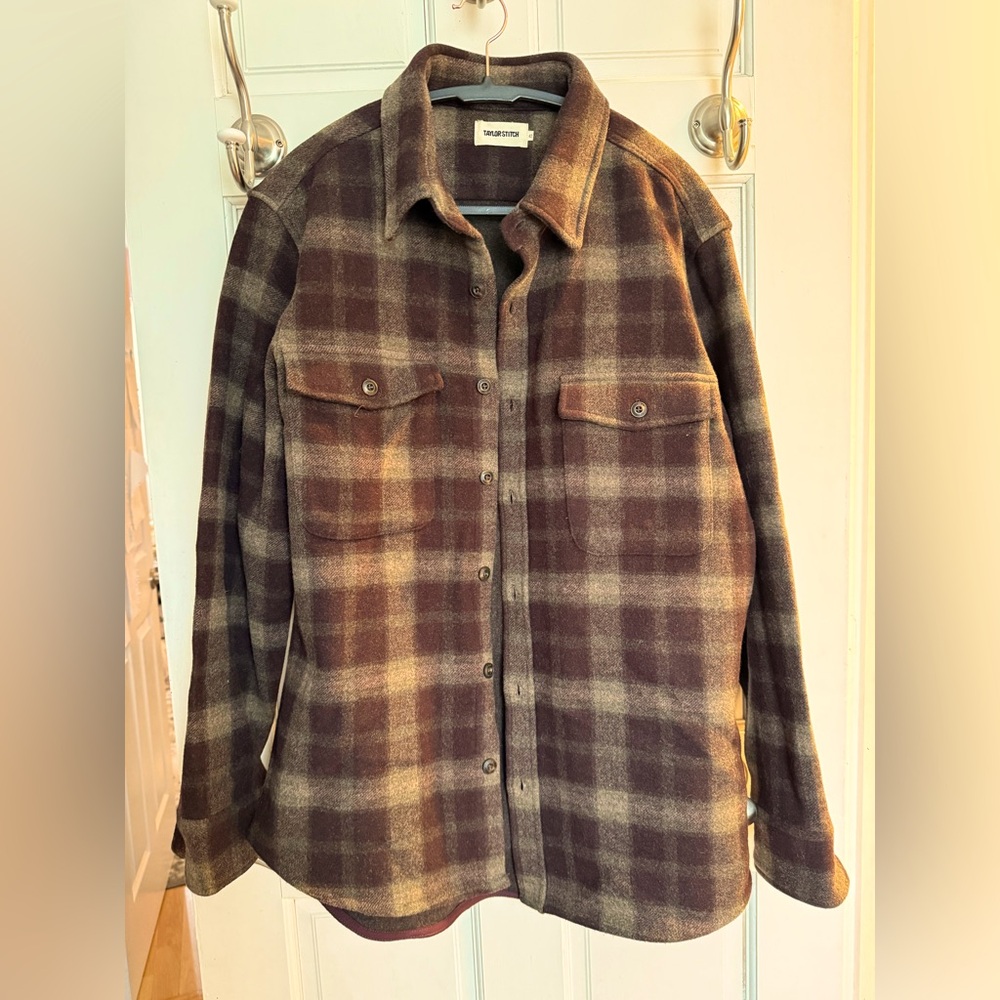 Taylor Stitch maritime wool shirt jacket